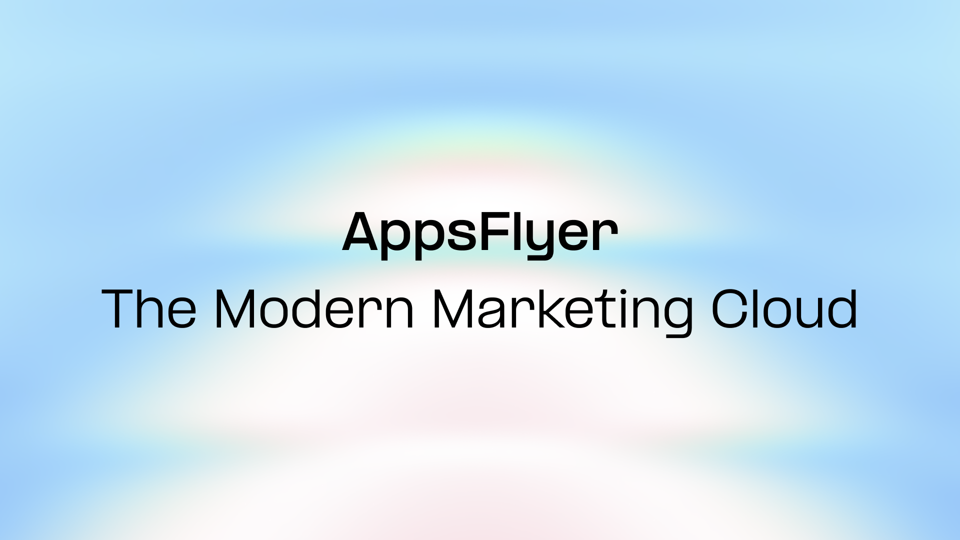 Este martes, AppsFlyer presentó la "Modern Marketing Cloud". Imagen: AppsFlyer.