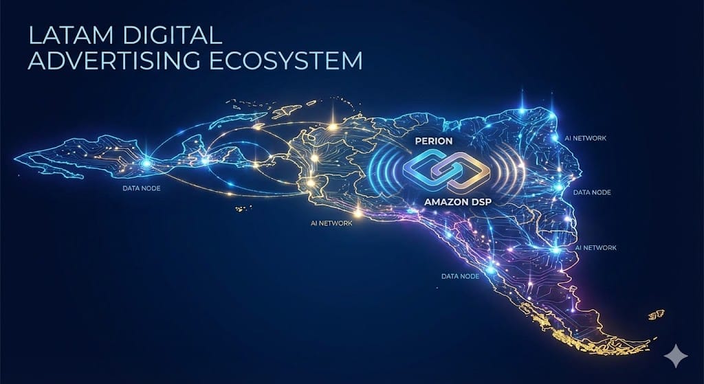 Un mapa de Latinoamérica y sus conexiones estratégicas. Imagen: IA.