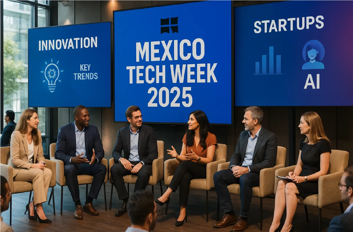 Mexico Tech Week 2025: Innovación, Startups e Inteligencia Artificial Imagen destacada de la publicación