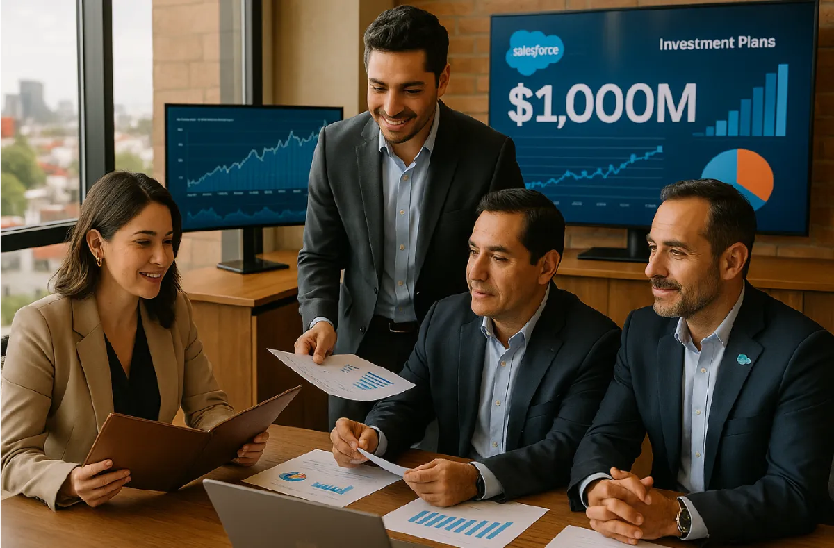 Salesforce anuncia inversión de 1,000 millones de dólares en México en los próximos cinco años Imagen destacada de la publicación