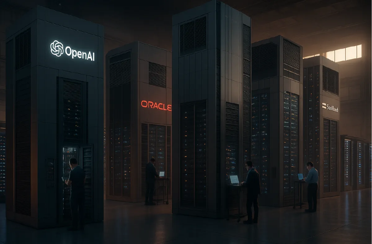 OpenAI, Oracle y Softbank anuncian cinco nuevos centros de datos de IA con inversión histórica Imagen destacada de la publicación