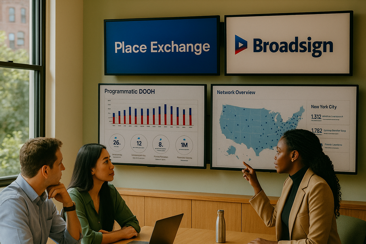 Broadsign adquiere Place Exchange: así cambia el futuro del Programmatic DOOH Imagen destacada de la publicación