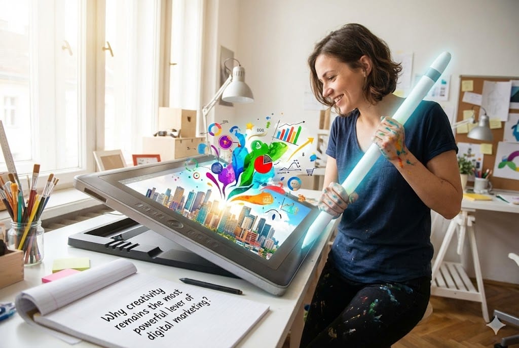 La creatividad volvió a ser la ventaja competitiva. Imagen: IA.