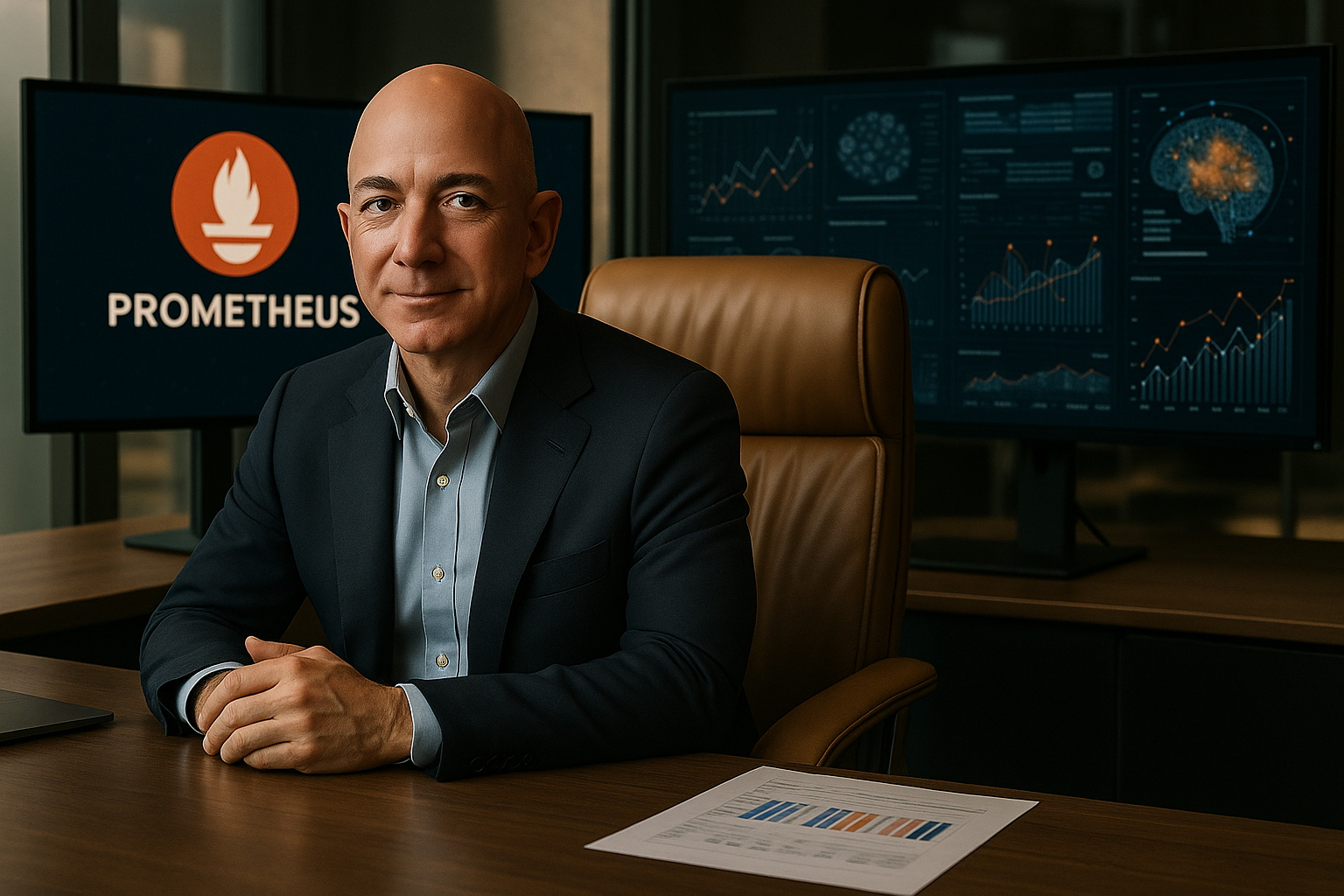 Jeff Bezos es co-CEO de Prometheus, su nuevo y ambicioso negocio de IA Imagen de la publicación