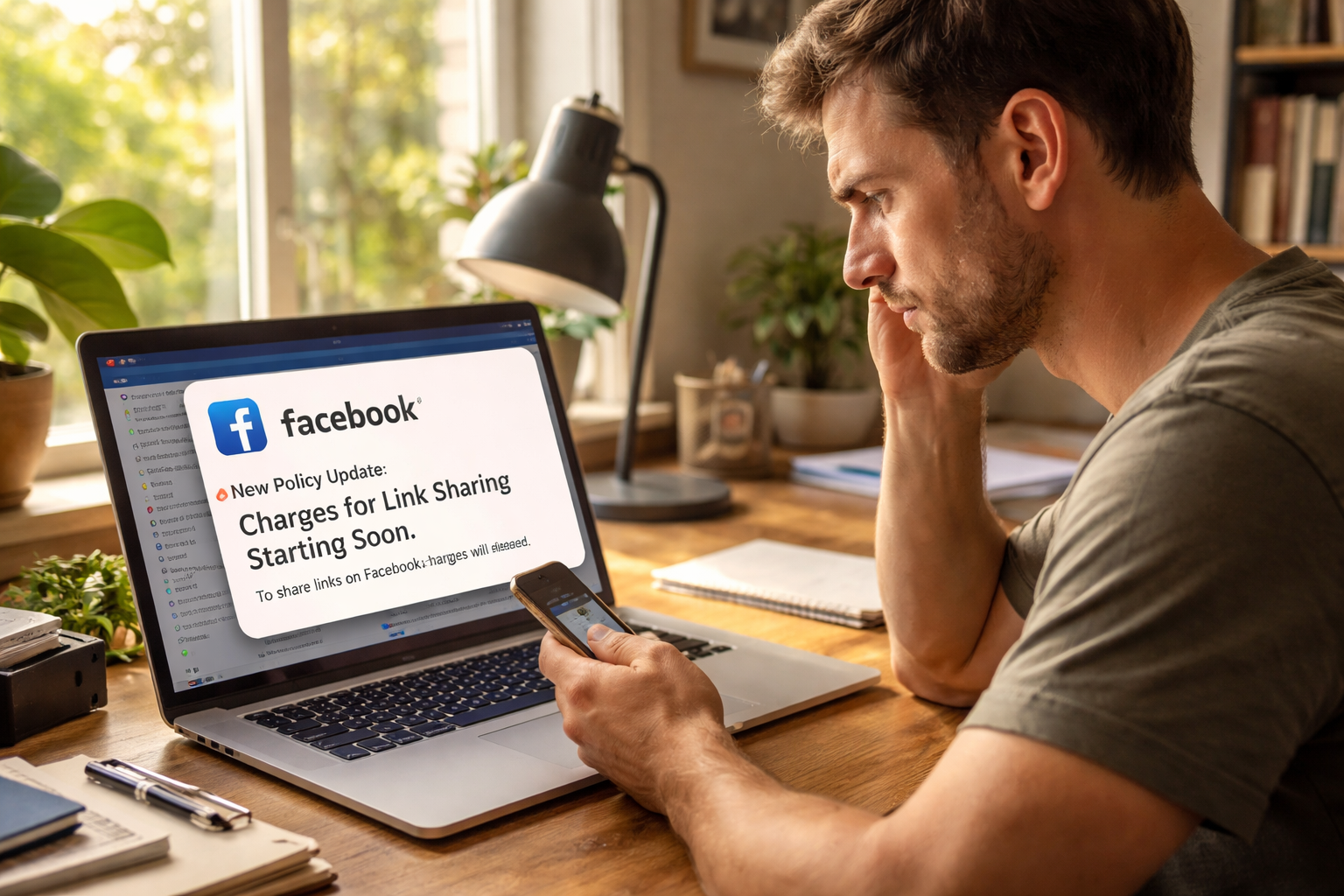 Facebook prueba cobrar por compartir enlaces: ¿El fin del tráfico orgánico? Imagen destacada de la publicación